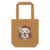 Tote bag Golden Retriever – Tattoo – camel – AMOUR CHIEN