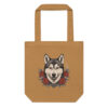 Tote bag Husky – Tattoo – camel – AMOUR CHIEN