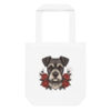 Tote bag Schnauzer – Tattoo – blanc – AMOUR CHIEN
