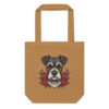Tote bag Schnauzer – Tattoo – camel – AMOUR CHIEN