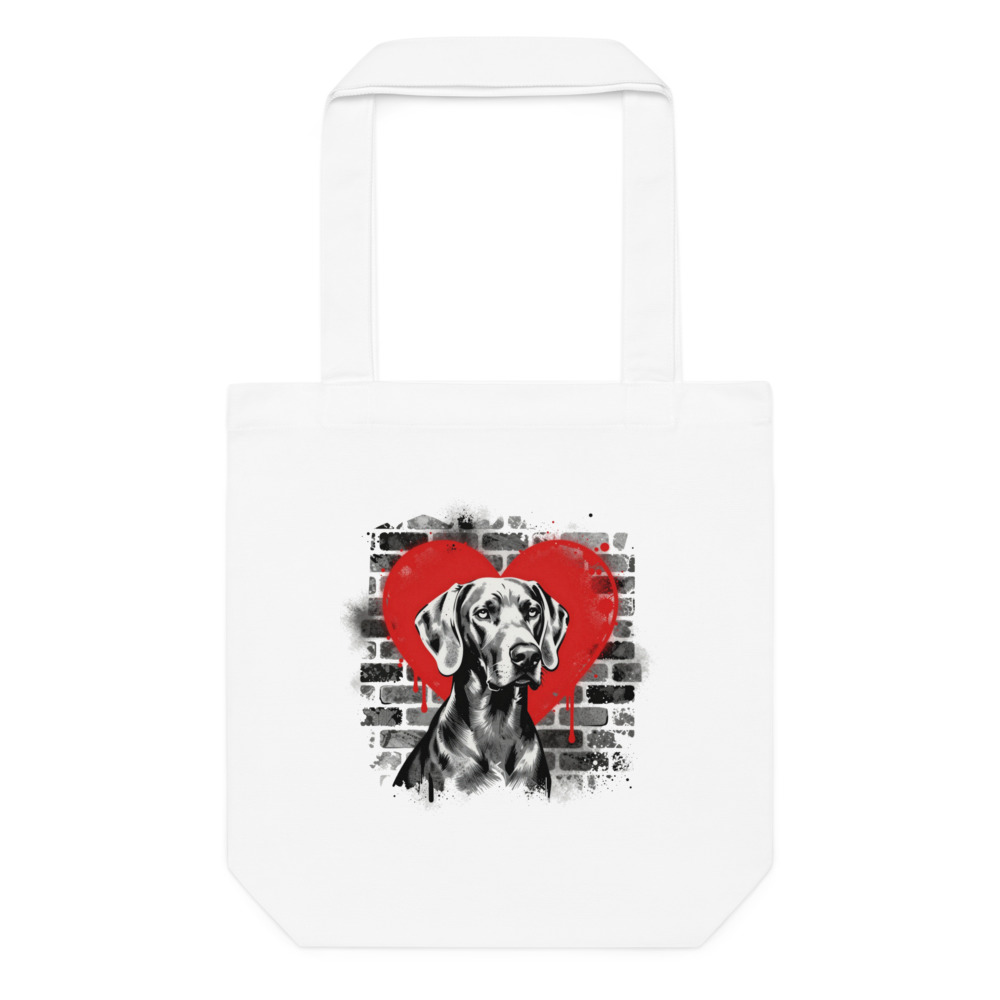 Tote bag Braque de Weimar – Street Art – AMOUR CHIEN