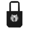 Tote bag Berger Blanc Suisse – Black & White – AMOUR CHIEN