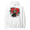 Sweat à capuche Teckel – Street Art – blanc – AMOUR CHIEN